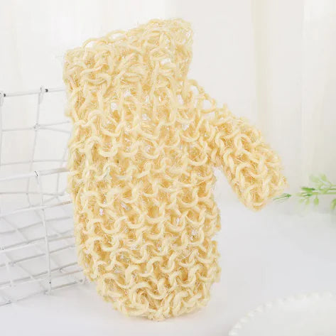 Jute Foaming Bath Gloves